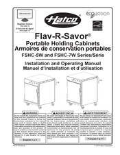 Hatco Flav-R-SavorFSHC-7W2-EE Manuel D'installation Et D'utilisation
