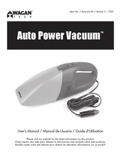 Wagan Tech Auto Power Vacuum 7201 Guide D'utilisation