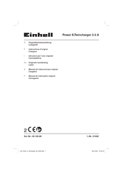 EINHELL Power X-Twincharger 3.0 A Instructions D'origine
