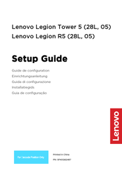 Lenovo Legion R5 28IMB05 Guide De Configuration