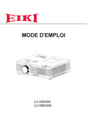 Eiki LC-WBS500 Mode D'emploi