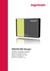 Ingeteam INGECON EMS Manager Manuel D'installation Et Usage
