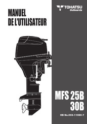 TOHATSU MFS 30B Manuel De L'utilisateur