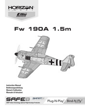 Horizon Hobby E-flite Fw 190 A Manuel D'utilisation