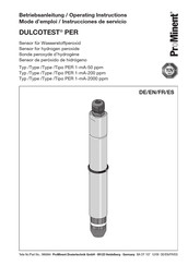 ProMinent DULCOTEST PER 1-mA-50 ppm Mode D'emploi