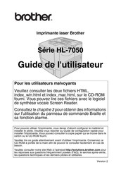 Brother HL-7050 Série Guide De L'utilisateur