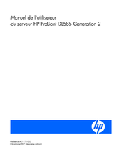 HP ProLiant DL585 Generation 2 Manuel De L'utilisateur