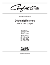 COMFORT-AIRE BHD-50A Manuel D'utilisation