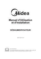 Midea MDDN-10DEN7-QA3 Manuel D'utilisation Et D'installation