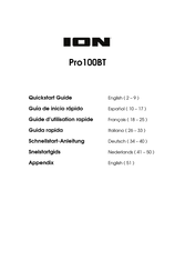 ION Pro100BT Guide D'utilisation Rapide