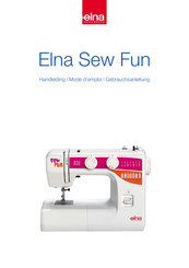 ELNA Sew Fun Mode D'emploi