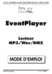 I.D.AL EventPlayer AP303v2 Mode D'emploi