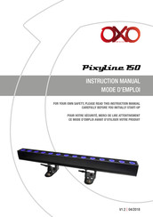 OXO PixyLine 150 Mode D'emploi