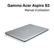 Acer Aspire S3 Série Manuel D'utilisation