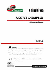 Shindaiwa BP530 Notice D'emploi