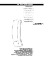 Bose Panaray 502A Guide D'installation