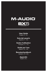 M-Audio BX5 CARBON Guide D'utilisation