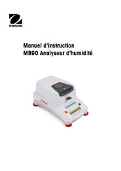 OHAUS MB90 Manuel D'instruction