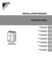 Daikin CONVENI-PACK Manuel D'installation