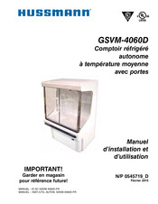 Hussmann GSVM-4060D Manuel D'installation Et D'utilisation