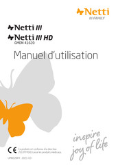 Netti Netti II HD Manuel D'utilisation