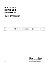 Focusrite REDNET D16R Guide D'utilisation