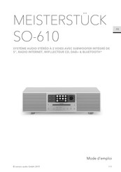 Sonoro Audio SO-610 Mode D'emploi