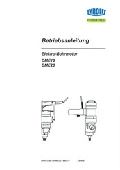 TYROLIT Hydrostress DME16PU Série Notice D'utilisation