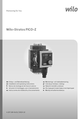 Wilo Stratos PICO-Z 25/1-6 Notice De Montage Et De Mise En Service