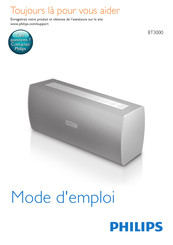 Philips BT3000 Mode D'emploi