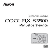 Nikon Coolpix S3500 Manuel De Référence