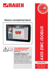 Rauch AXIS EMC ISOBUS Notice Originale