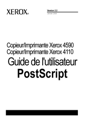 Xerox 4110 Guide De L'utilisateur