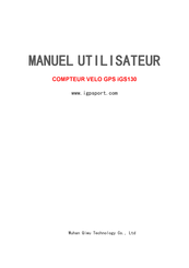 iGPSPORT GPS iGS130 Manuel Utilisateur