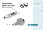 Proceq NR Mode D'emploi