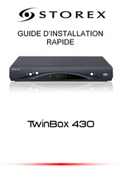 Storex TwinBox 430 Guide D'installation Rapide