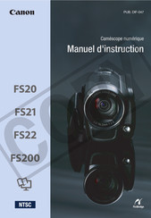 Canon FS22 Manuel D'instruction