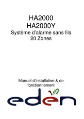 Eden HA2000 Manuel D'installation