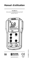 Hanna Instruments HI 9812-5 Manuel D'utilisation