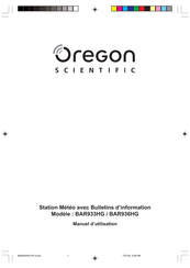 Oregon Scientific BAR936HG Manuel D'utilisation