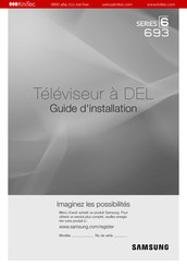 Samsung HG32NC693 Guide D'installation