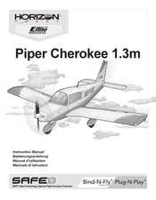 Horizon Hobby E-Flite Piper Cherokee 1.3m Manuel D'utilisation
