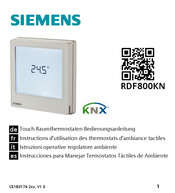 Siemens RDF800KN Instructions D'utilisation