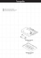 Hansgrohe Raindance Imperial 28417001 Instructions De Montage / Mode D'emploi / Garantie