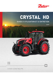 Zetor CRYSTAL HD 170 Guide D'utilisation Et D'entretien