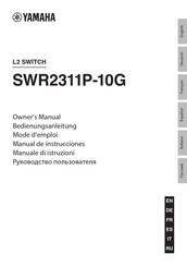 Yamaha L2 SWR2311P-10G Mode D'emploi