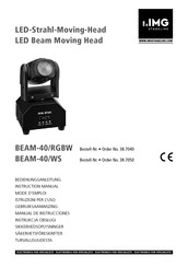 IMG STAGELINE BEAM-40/RGBW Mode D'emploi
