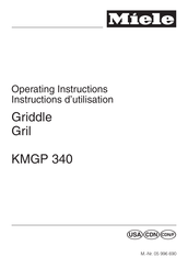 Miele KMGP 340 Instructions D'utilisation