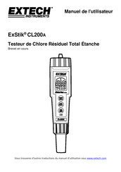 Extech Instruments ExStik CL200A Manuel De L'utilisateur