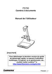 Lumens PS760 Manuel De L'utilisateur